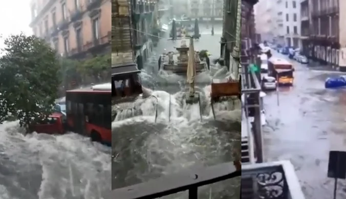 Włochy. Gwałtowna ulewa w Katanii. Nie żyje jedna osoba 