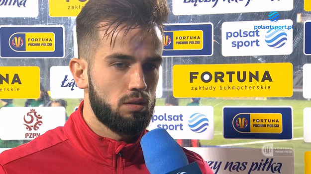 Rozmowa z Mateuszem Wdowiakiem po meczu KKS Kalisz - Raków Częstochowa (1-2) w 1/16 finału Pucharu Polski.