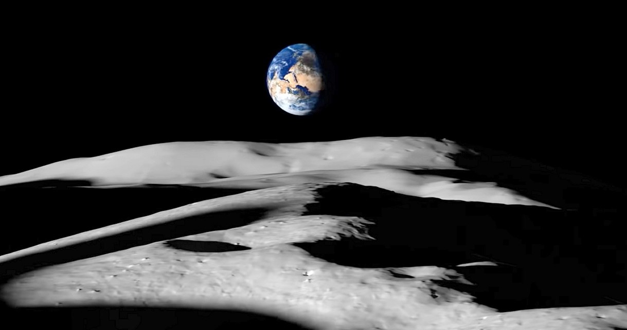 Amerykańska Agencja Kosmiczna opublikowała bardzo ciekawą animację. Dzięki niej możemy zobaczyć, jak będzie poruszała się i wyglądała Ziemia z perspektywy krateru Shackletona, który znajduje się w okolicach południowego bieguna Księżyca.
