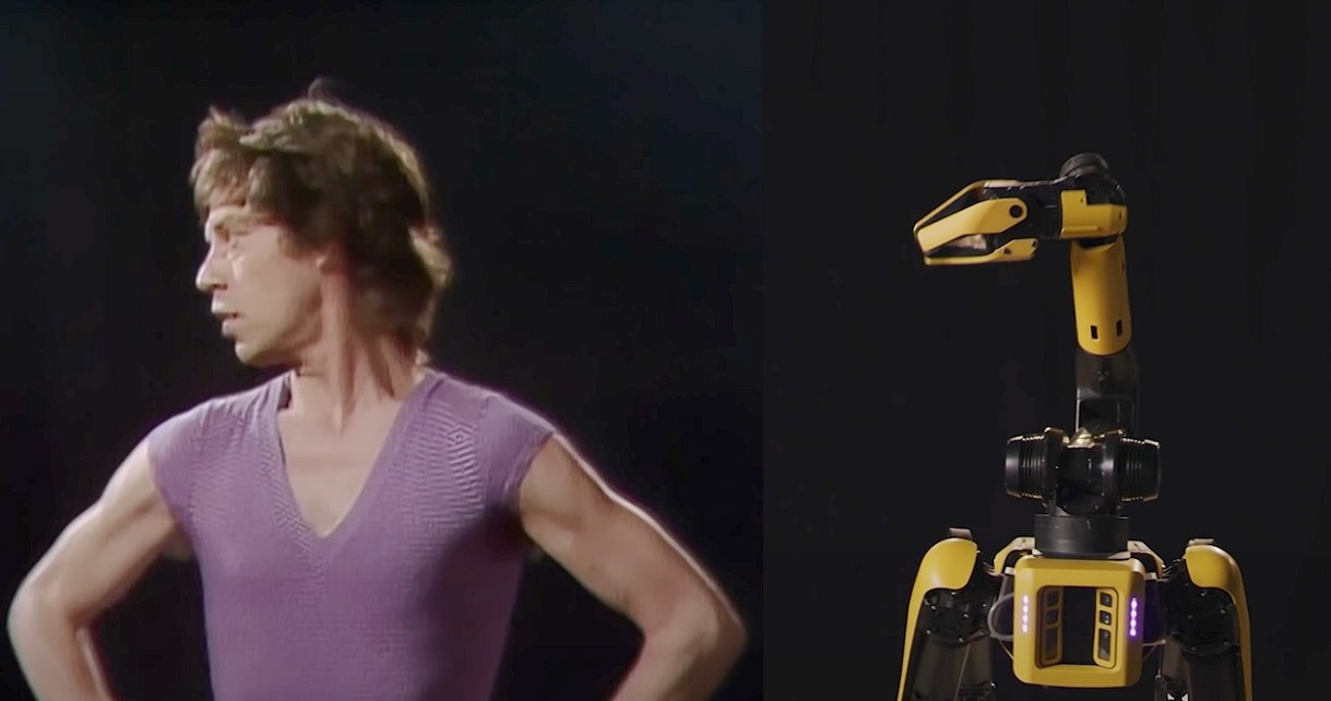Boston Dynamics opublikowało właśnie na swoim kanale na serwisie YouTube kolejny materiał filmowy ze Spotem w roli głównej. Tym razem robo-pies naśladuje kocie ruchy Micka Jaggera i aktywność zespołu The Rolling Stones w teledysku „Start me up”.