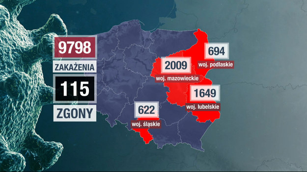 Czwarta fala dożyna szpitale. Na Mazowszu i Lubelszczyźnie - zajętych jest już ponad 80 procent covidowych łóżek, a chorych wciąż przybywa. Dziś mamy prawie 10 tysięcy zakażonych - to dwa razy więcej niż zakładały prognozy. Stąd apele o dystans i maseczki w zatłoczonych miejscach i punkty szczepień przy cmentarzach, które mają skłonić do myślenia.Materiał dla "Wydarzeń" przygotowała Monika Zalewska. 