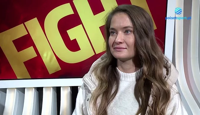 Karolina Kowalkiewicz: Janek jest młody. Stracił pas, ale zaraz go odzyska. WIDEO (Polsat Sport)