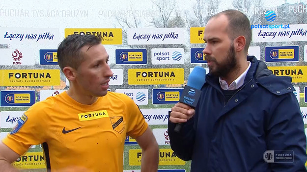 Piłkarz Wieczystej Kraków Radosław Majewski po porażce 0:5 z Garbarnią Kraków w 1/16 finału Fortuna Pucharu Polski.