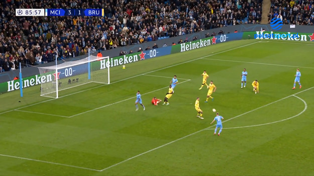 3 listopada na Etihad Stadium odbył się pojedynek 4. kolejki Ligi Mistrzów pomiędzy drużynami Manchesteru City i FC Brugge. Spotkanie zakończyło się zwycięstwem Manchesteru City 4-1. Na stadionie zasiadło 50 228 widzów.

