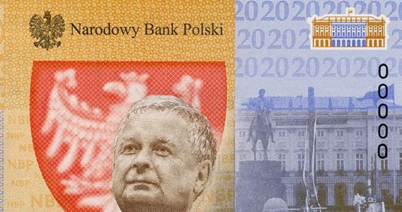 Upamiętniające prezydenta Lecha Kaczyńskiego okolicznościowy banknot o wartości nominalnej 20 zł i złota moneta o nominale 500 zł mają wejść do obiegu 9 listopada tego roku - czytamy na stronie internetowej banku centralnego.