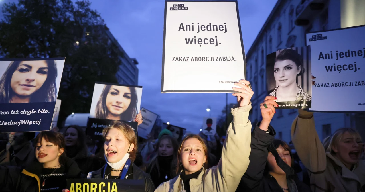 Uczestniczki protestu w Warszawie