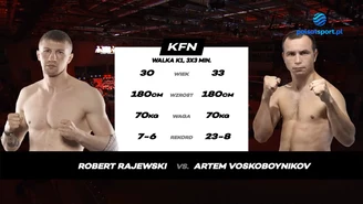 KFN: Robert Rajewski - Artem Voskoboynikov. Skrót walki. WIDEO (Polsat Sport)