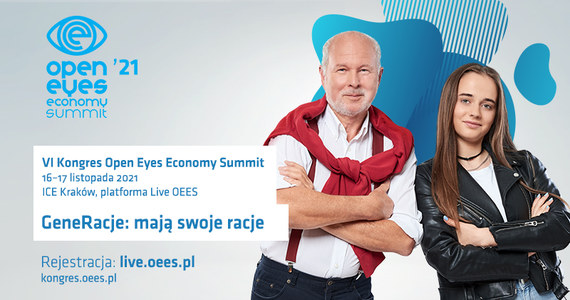 Ekosystemy biznesowe w czasach COVID, zarządzanie różnorodnością, demokracja i demografia, aktywizm społeczny, rola przedsiębiorstw w kształtowaniu przyszłości, (nie) szczęście pracy - to tylko niektóre z tematów, które zostaną poruszone 16 i 17 listopada w Krakowie podczas VI. edycji Open Eyes Economy Summit - Międzynarodowego Kongresu Ekonomii Wartości. Jak informują organizatorzy, pula biletów upoważniających do uczestnictwa stacjonarnego wyczerpuje sięCi, którzy nie zdążą ich zakupić bądź wolą uczestniczyć w kongresie internetowo, mogą wziąć udział w wydarzeniu za pośrednictwem wirtualnej platformy streamingowej. Więcej informacji o VI Open Eyes Economy Summit na kongres.oees.pl.