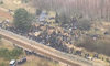 Setki migrantów przy polskiej granicy