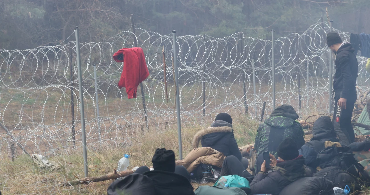 Granica polsko-białoruska. Grupa migrantów była siłą wypychana na polską stronę