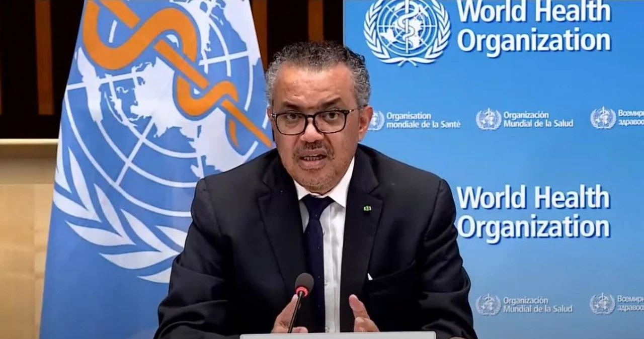 Dyrektor generalny Światowej Organizacji Zdrowia (WHO) Tedros Adhanom Ghebreyesus