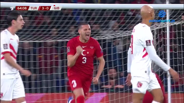 Turcja - Gibraltar 6-0. Skrót meczu eliminacji piłkarskich mistrzostw świata 2022.