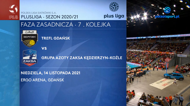 W meczu 7. kolejki PlusLigi Trefl Gdańsk przegrał z Grupą Azoty ZAKSA Kędzierzyn-Koźle 0:3. Po dwóch wyrównanych setach, w trzecim dominowali kędzierzynianie. ZAKSA jest liderem tabeli z bilansem meczów 8–0.

Trefl Gdańsk: Lipińśki, Wlazły, Ciok, Kozub, Nasevich, Sasak, Reichert, Kampa, Urbanowicz, Mika, Mordyl, Crer, Zaleszczyk, Łaba
Libero: D. Pruszkowski, M. Olenderek
Grupa Azoty ZAKSA Kędzierzyn-Koźle: Kłęk, Kaczmarek, Kosin, Rejno, Janusz, Staszewski, Kluth, Kaciczak, Śliwka, Semeniuk, Smith, Kalembka, Kozłowski, Żaliński, Huber
Libero: F. Majcherski, K. Banach, K. Shoji
Sędziowie:
Sędzia pierwszy: Bartłomiej Adamczyk
Sędzia drugi: Szymon Pindral