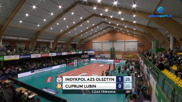 Skrót meczu Indykpol AZS Olsztyn - Cuprum Lubin. Gospodarze wygrali 3:0.