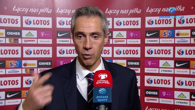 Rozmowa z Paulo Sousą po meczu Polska - Węgry 1-2.