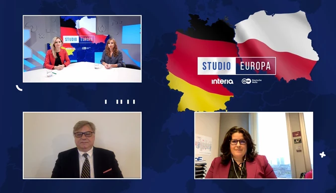 „Studio Europa”: Lena Düpont (CDU) i Kosma Złotowski (PiS) o kryzysie na granicy i praworządności 
