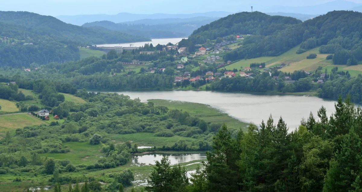 Coraz niższy poziom wody w Jeziorze Solińskim. Widać to szczególnie w płytszych zatokach. W sezonie letnim właścicieli okolicznych ośrodków wypoczynkowych taka sytuacja mogłaby zaniepokoić. Teraz jednak może stanowić dodatkową atrakcję turystyczną w Bieszczadach. Co jest powodem wysychania zbiornika?