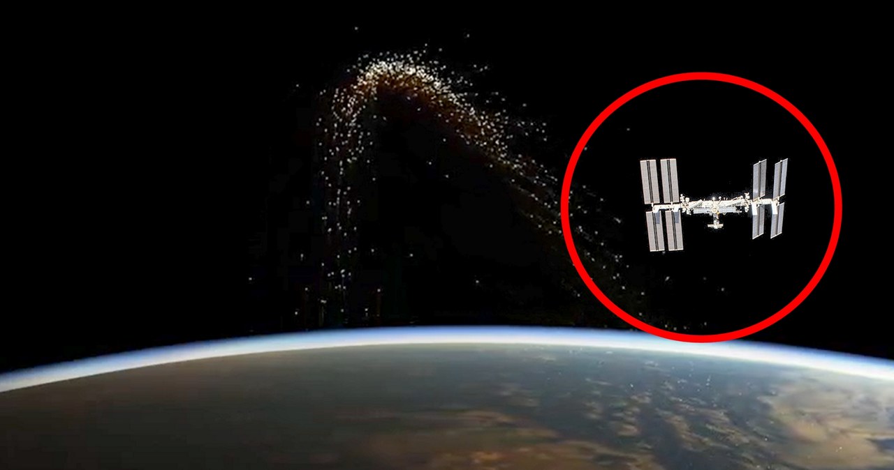 W sieci pojawiła się fantastyczna animacja, która pokazuje moment uderzenia rosyjskiej rakiety w satelitę Kosmos 1408 i jego rozpad na setki tysięcy kawałków. Chmura szczątków cudem minęła Międzynarodową Stację Kosmiczną, ale zagrożenie będzie ona stanowiła teraz dla większości instalacji kosmicznych.