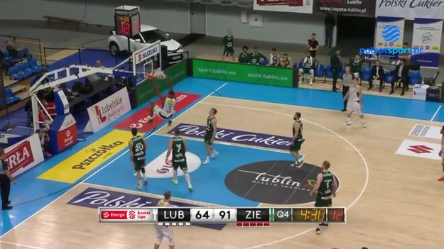 Polski Cukier Pszczółka Start Lublin - Enea Zastal BC Zielona Góra 73:99 (13:20, 19:32, 18:19, 23:28).