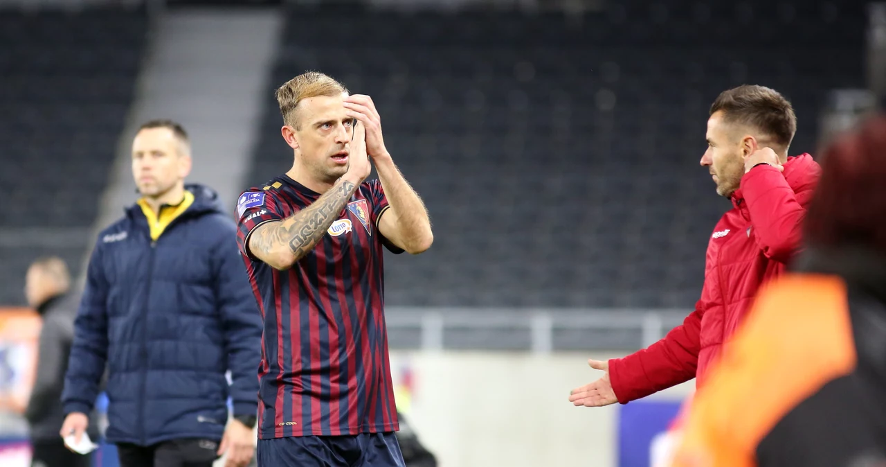 Kamil Grosicki w meczu Pogoni Szczecin z Jagiellonią Białystok