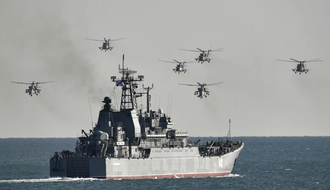 Ćwiczenia rosyjskiej floty wojennej w Arktyce