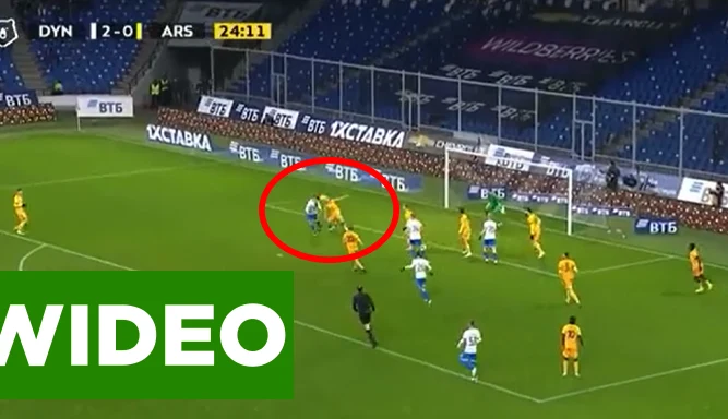 Sebastian Szymański z bramką dla Dynama