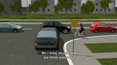 "Stop drogówka": Rowerzystka jadąca chodnikiem uderzyła w stojący na skrzyżowaniu samochód