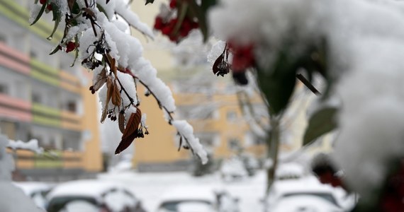 W sobotę strefa opadów śniegu i deszczu ze śniegiem przesunie się na północny wschód kraju - poinformował Instytut Meteorologii i Gospodarki Wodnej. Na terenie dwóch województw nadal obowiązują ostrzeżenia pierwszego stopnia.
