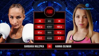 FEN 37. Barbara Nalepka - Hanna Gujwan. Skrót walki. WIDEO (Polsat Sport)