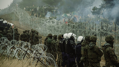 Kolejne grupowe ataki na polską granicę. "Białorusini oślepiali naszych funkcjonariuszy"