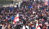 Niespokojna sytuacja w stolicy Gruzji. Tysiące osób protestuje przeciwko uwięzieniu byłego prezydenta Saakaszwilego