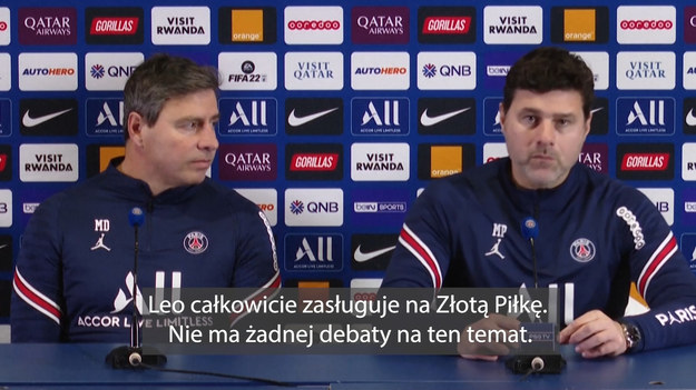 Trener PSG Mauricio Pochettino wypowiedział się na temat plebiscytu Złotej Piłki. Argentyńczyk pogratulował Messiemu i powiedział m.in., że nie ma żadnych wątpliwości, że to właśnie zawodnik PSG powinien zdobyć tę nagrodę. Na koniec Pochettino odniósł się także do kontuzji Neymara.