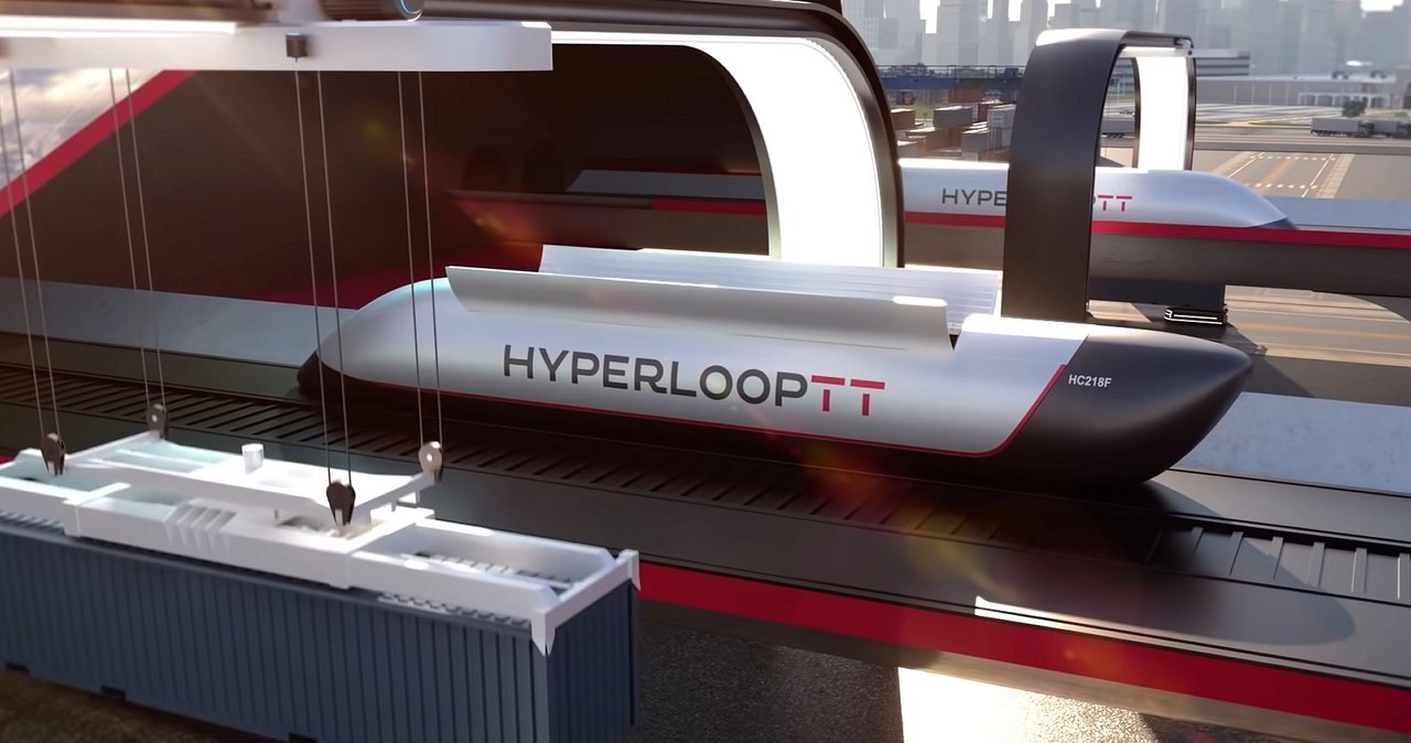 2800 kontenerów dziennie będzie podróżować kapsułami z zawrotną prędkością 965 km/h. Oto zrównoważona rewolucja w logistyce i wstęp do zlikwidowania tysięcy TIR-ów z dróg. HyperloopTT zapowiada budowę pierwszego HyperPortu w Europie.