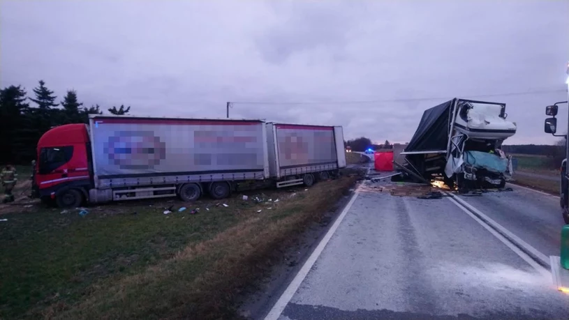 Kujawsko-pomorskie: Tragiczny Wypadek Z Udziałem Cieżarówek. Zginął 24 ...