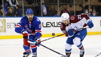 NHL. Colorado Avalanche pokonuje New York Rangers. Pięć bramek w drugiej tercji