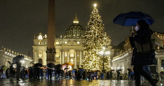 Na świątecznej choince stojącej koło obelisku na placu Świętego Piotra w Watykanie zapalono w piątek wieczorem lampki. Zainaugurowana została też szopka, która w tym roku jest darem z Peru.