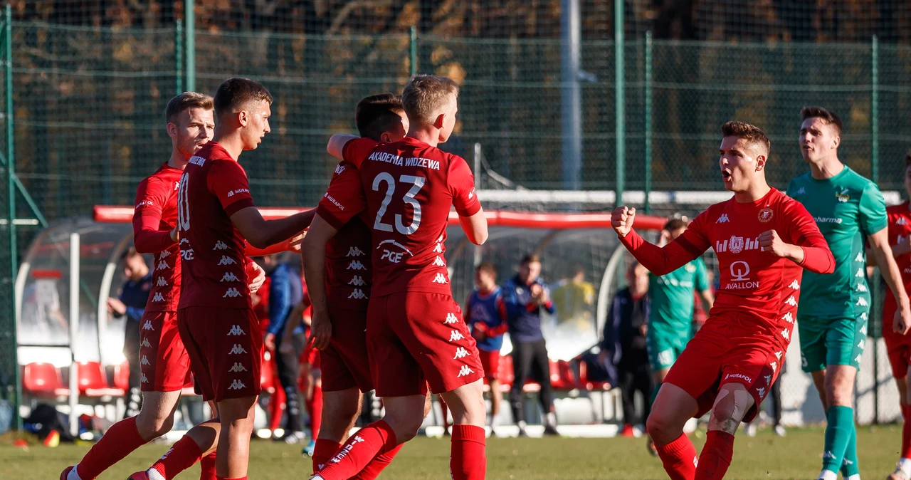 Radość zawodników Akademii Widzewa 