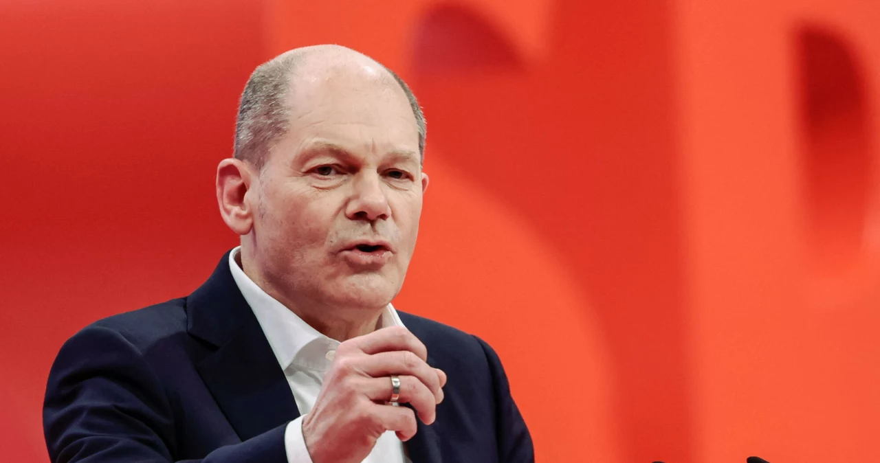 Kanclerz Niemiec Olaf Scholz