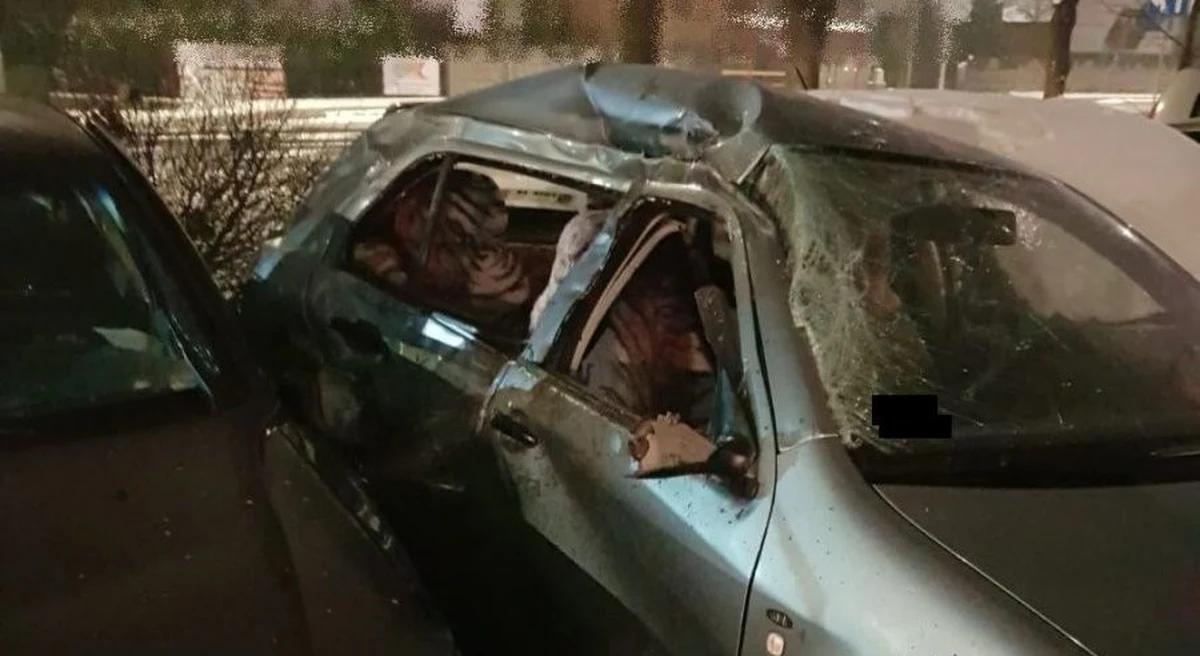 Sceny niczym z filmu akcji - tak policja w Bełchatowie opisuje wydarzenia, które rozegrały się na jednej z ulic miasta. Funkcjonariusze zatrzymali kompletnie pijanego 40-latka, który swoją jazdę zakończył uderzając w drzewo i zaparkowane samochody. Świadkowie mówili, że pijany "leciał autem w powietrzu". 