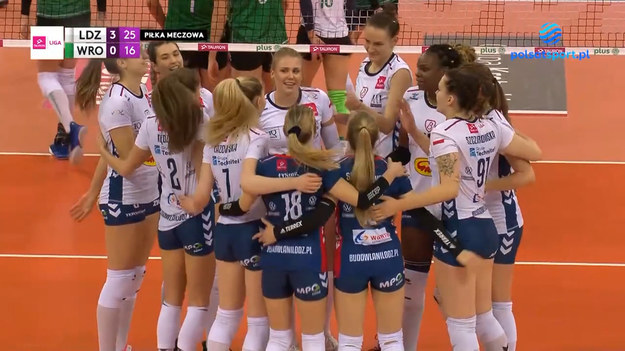 Grot Budowlani Łódź - #VolleyWrocław 3:0 (25:20, 25:18, 25:16)

Grot Budowlani Łódź: Weronika Centka, Paulina Damaske, Monika Fedusio, Małgorzata Lisiak, Martyna Łazowska, Julia Szczurowska - Justyna Łysiak (libero) - Ana Cleger, Justyna Kędziora, Maja Pelczarska, Daria Skomorowska

#VolleyWrocław: Izabela Bałucka, Karolina Fedorek, Anna Kaczmar, Nina Kocic, Andrea Kossanyiova, Marta Wellna - Agnieszka Adamek (libero) - Joanna Chorąża, Aleksandra Gromadowska, Magdalena Hawryła, Adrianna Szady.
