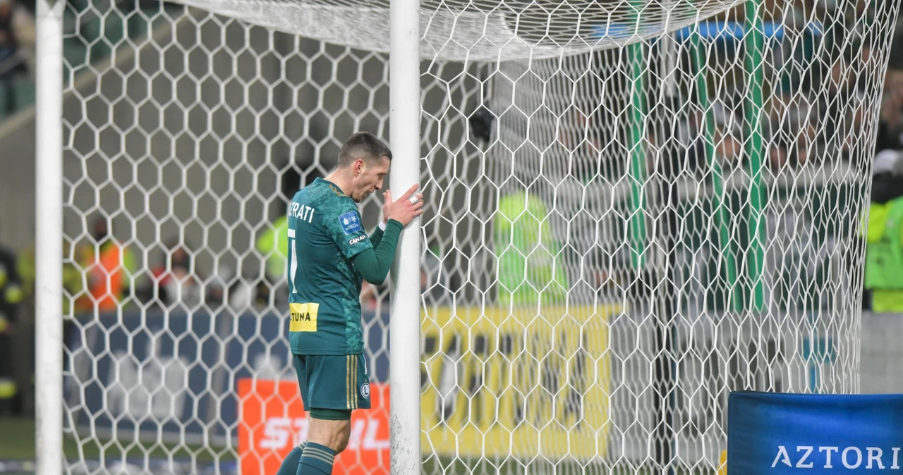 Legia - Radomiak w Ekstraklasie. Lirim Kastrati i wymowny obrazek...