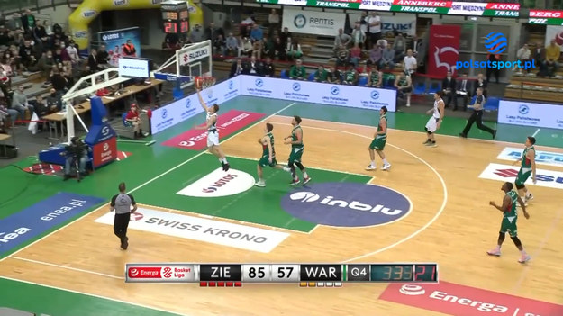 Enea Zastal BC Zielona Góra - Legia Warszawa. Skrót meczu (Polsat Sport)