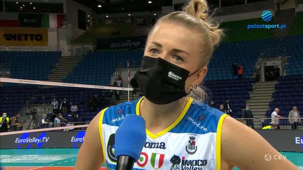 Joanna Wołosz zabrała głos po meczu Grupa Azoty Chemik Police - Imoco Volley Conegliano w Lidze Mistrzyń.