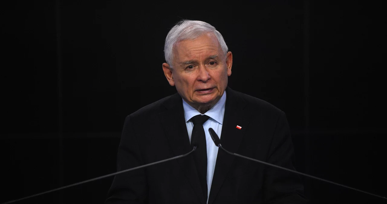 Prezes PiS Jarosław Kaczyński