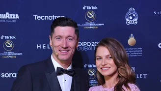 Robert Lewandowski z całą drużyną na gali w Dubaju
