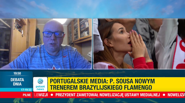 Paulo Sousa chce opuścić polską reprezentację i przejść do brazylijskiego Flamengo. Rezygnacji nie przyjął jednak prezes PZPN Cezary Kulesza. O postępowaniu selekcjonera kadry na antenie Polsat News mówił dziennikarz Interii Sport Radosław Nawrot.