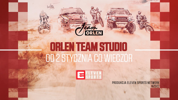Rajd Dakar rozpocznie się 2 stycznia i potrwa do 15 stycznia 2022 roku. Uznawany za jeden z najtrudniejszych terenowych rajdów świata po raz trzeci z rzędu odbędzie się w Arabii Saudyjskiej. 

Codziennie w studiu Orlen Team w Eleven Sports eksperci sportów motorowych będą przybliżali sytuację na trasie rajdu.

Nie zabraknie wypowiedzi i relacji przedstawicieli Orlen Teamu, dla których Rajd Dakar jest docelową imprezą. W 44. edycji wystartują m.in. Jakub Przygoński, Maciej Giemza, Kamil Wiśniewski i Martin Prokop. 

Studio Orlen Team na żywo codziennie w Eleven Sports o 11:00 i 23:00. Śledź najciekawsze materiały z Rajdu Dakar w Interii i Eleven Sports!

(źródło: ELEVEN SPORTS)