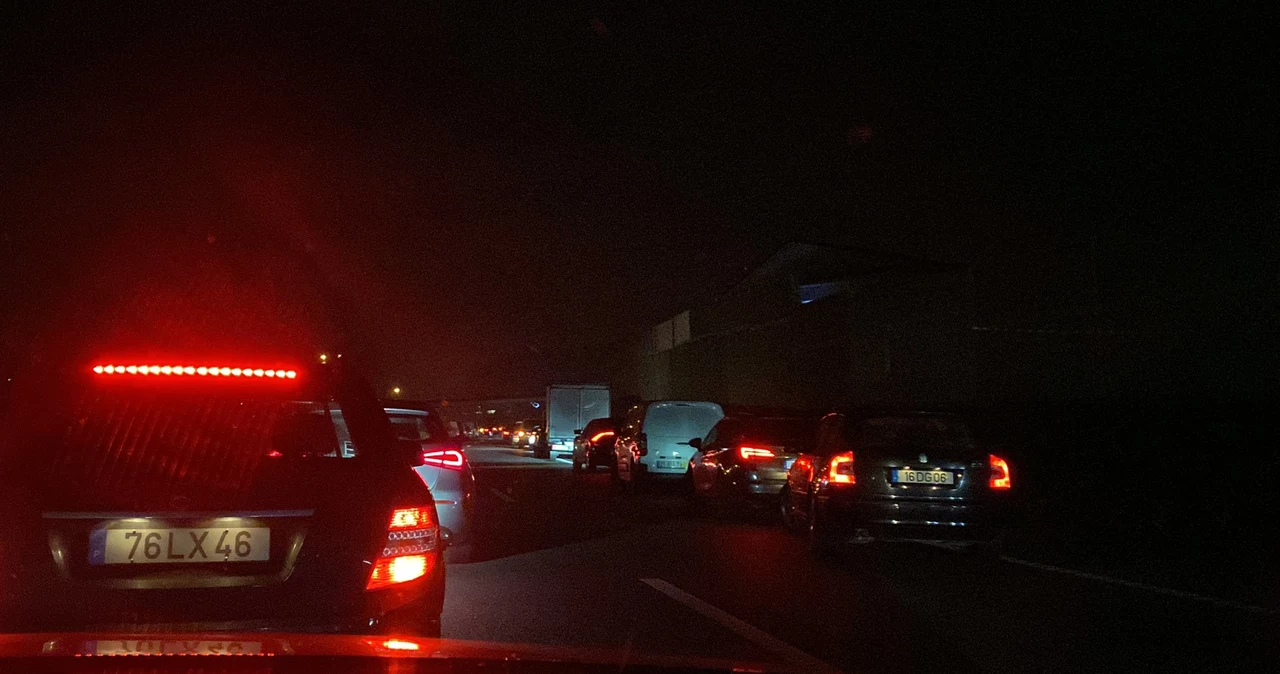 Karambol na portugalskiej autostradzie A4