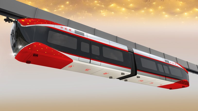 W Chinach od wielu lat rozwija się technologie lewitacji magnetycznej w kolejnictwie. Tym razem jednak powstał tam pociąg, który unosi się w powietrzu, nie dotykając systemu trakcyjnego. Zobaczcie przejazd takiego wynalazku.