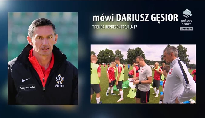 Trener reprezentacji U-17 Dariusz Gęsior podsumował 2021 rok. WIDEO (Polsat Sport)